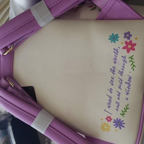NWT Loungefly Tangled (reduced slight flaw) Rapunzel 10 year anniversary edition main image 14